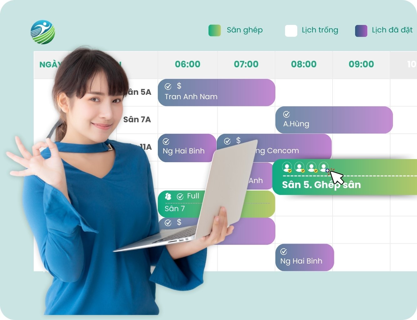 Đặt sân bóng trực tuyến
